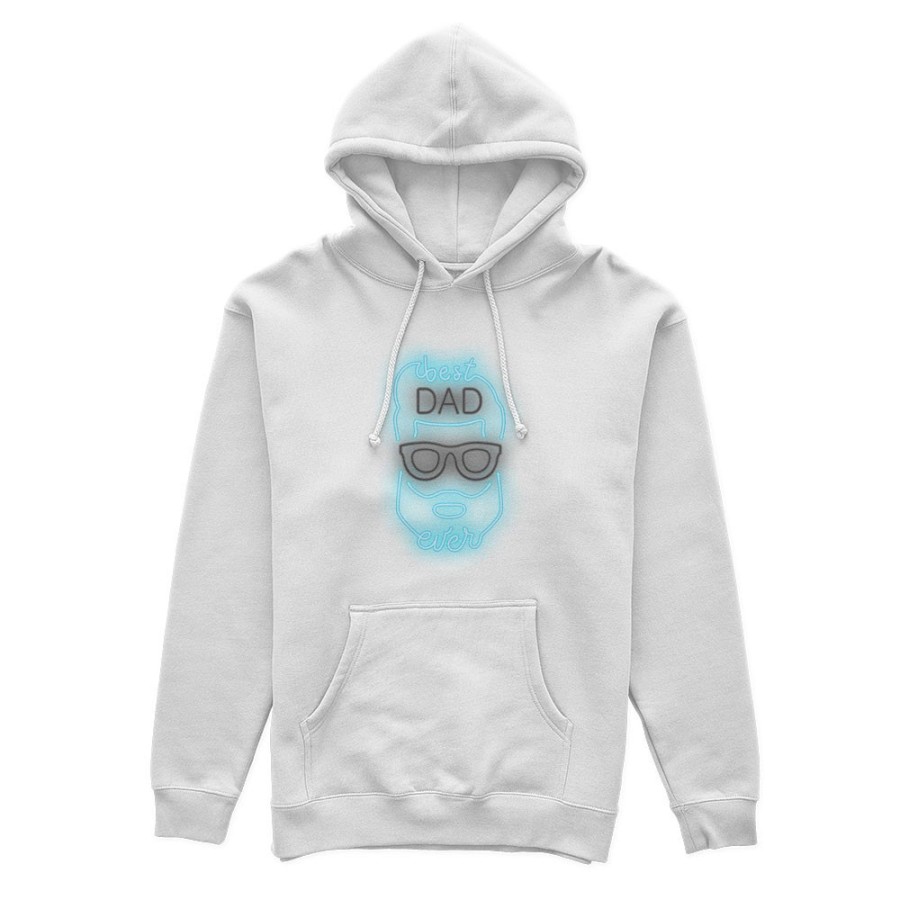 Felpa uomo best dad ever neon Per il papà