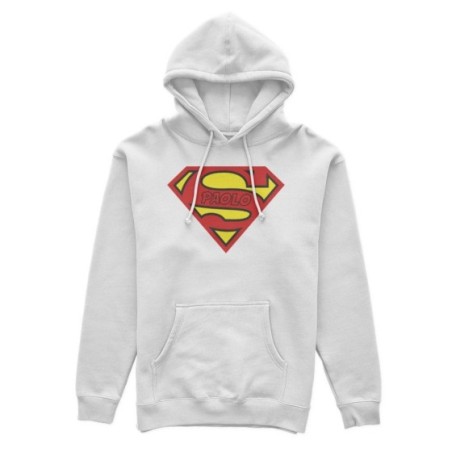 Felpa uomo personalizzata con nome superman