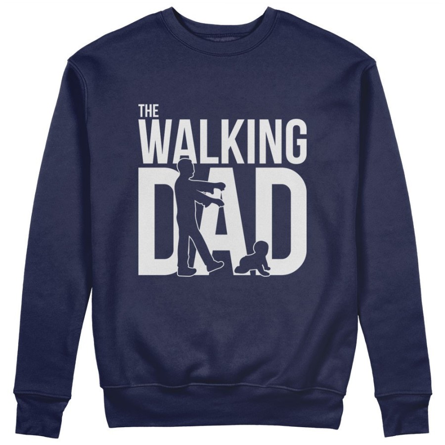 Felpa uomo the walking dad zombie Per il papà