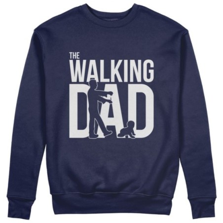 Felpa uomo the walking dad zombie Per il papà