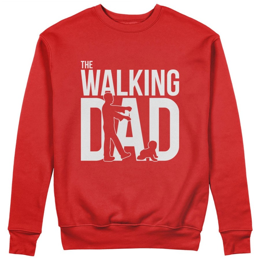 Felpa uomo the walking dad zombie Per il papà