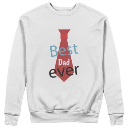 Felpa uomo best dad ever cravatta