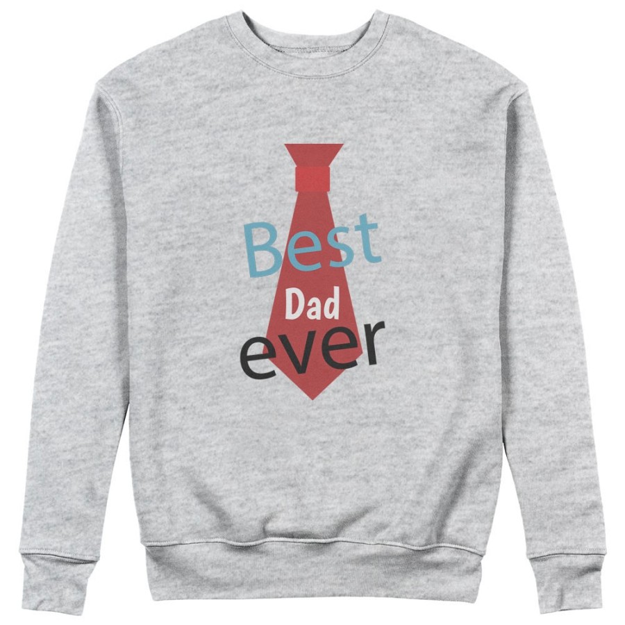 Felpa uomo best dad ever cravatta Per il papà