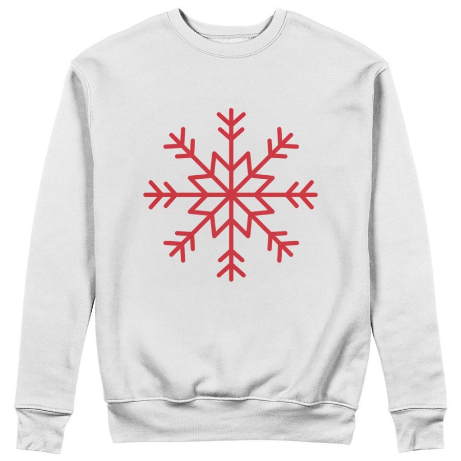 Felpa uomo personalizzabile con nome fiocco di neve Natale