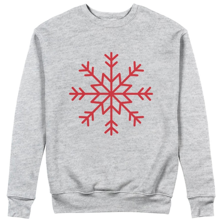 Felpa uomo personalizzabile con nome fiocco di neve Natale