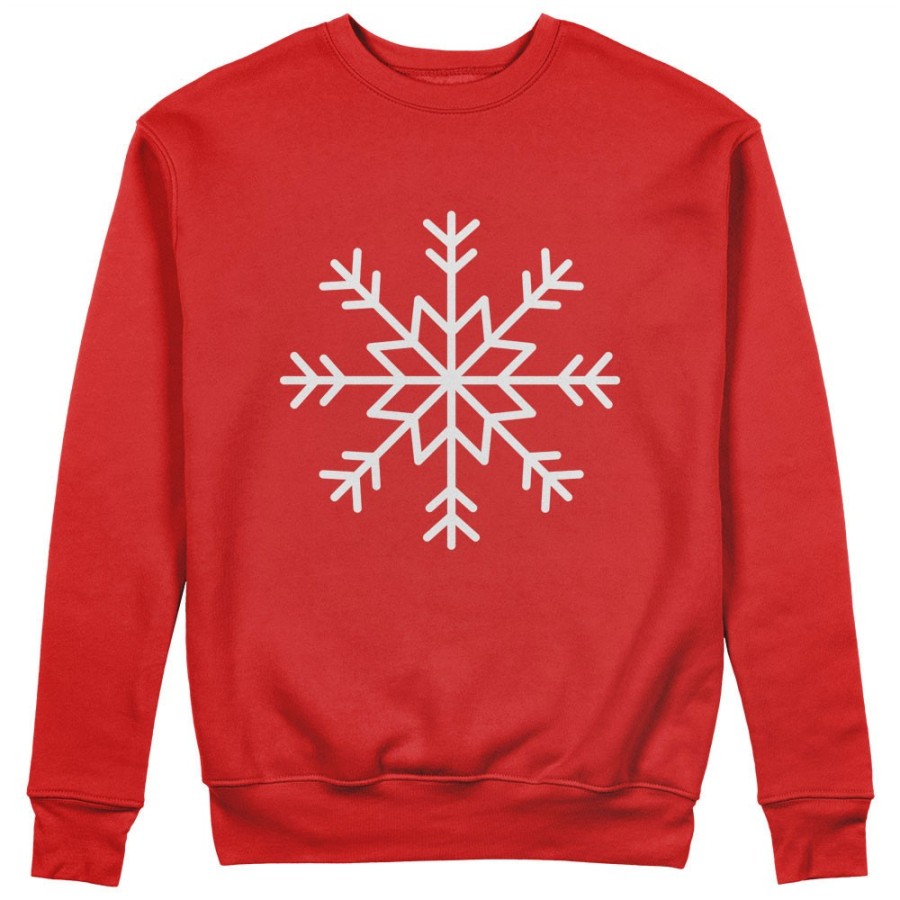Felpa uomo personalizzabile con nome fiocco di neve Natale