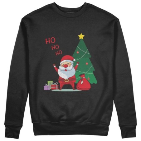Felpa uomo personalizzabile con nome ho ho ho babbo...
