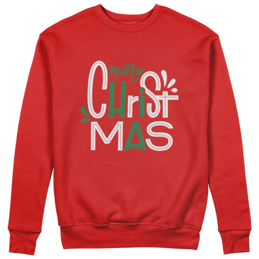 Felpa uomo personalizzabile con nome merry christmas colorful colorful Natale