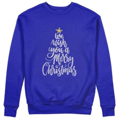Felpa uomo we wish you a merry christmas Natale