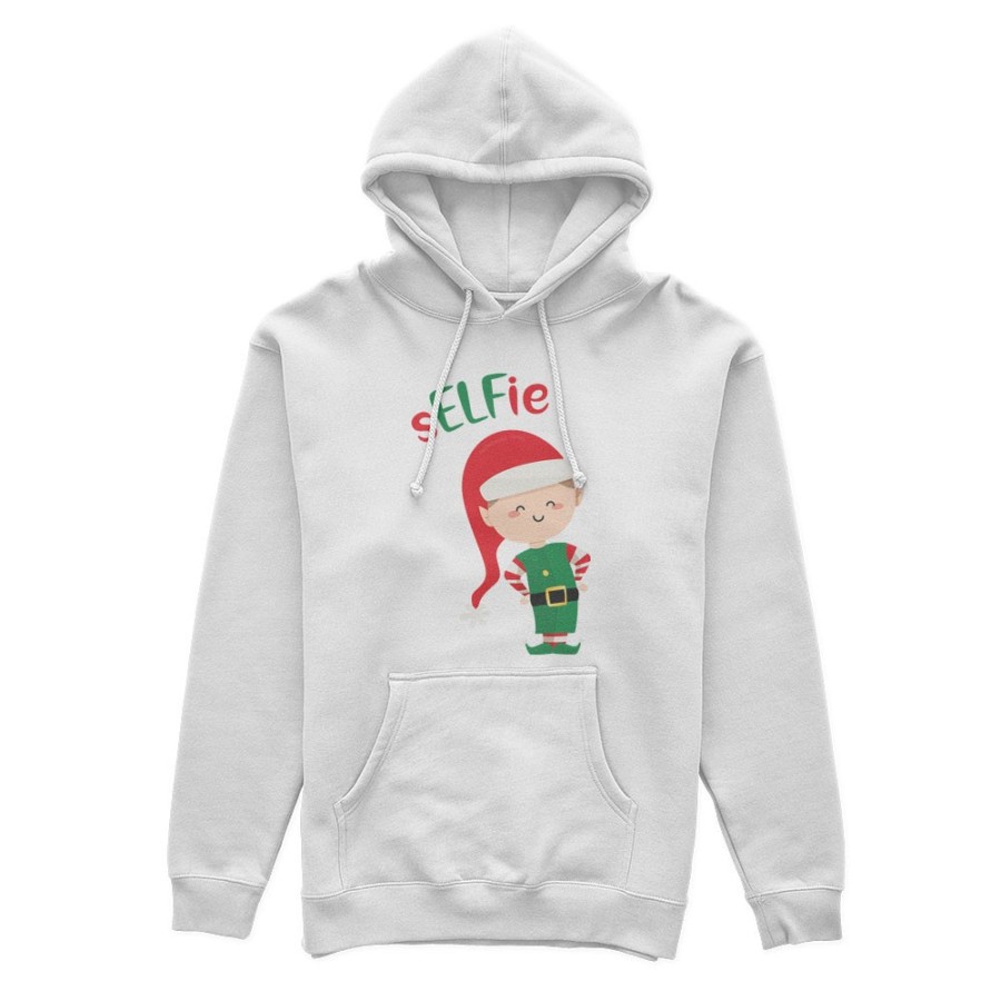 Felpa uomo personalizzabile con nome selfie Natale