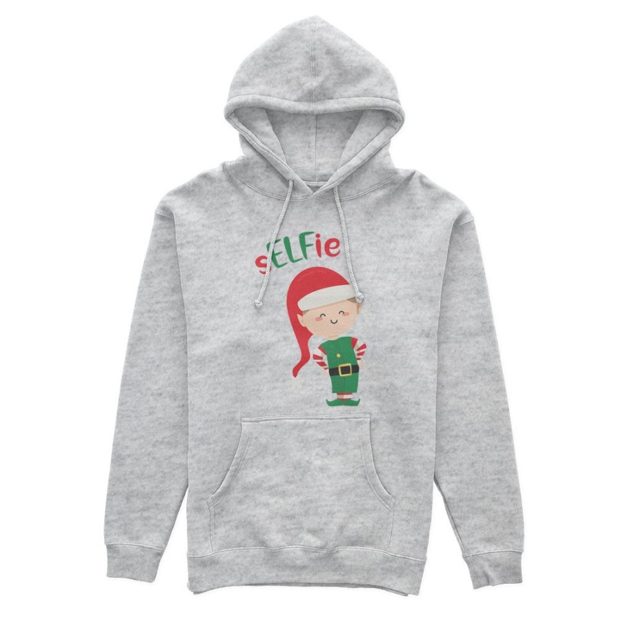 Felpa uomo personalizzabile con nome selfie Natale