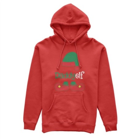 Felpa uomo personalizzabile con nome daddy elf Natale