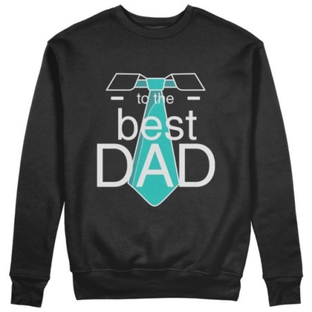 Felpa uomo best dad cravatta