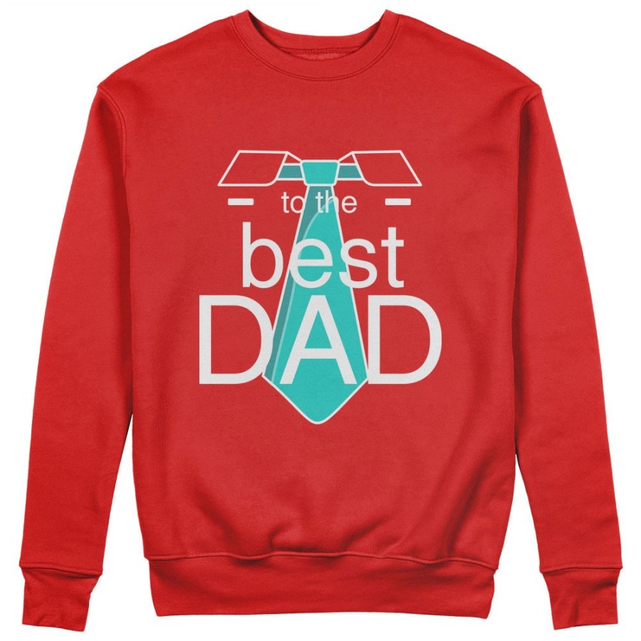 Felpa uomo best dad cravatta Per il papà