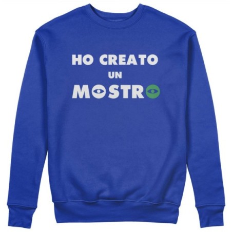 Felpa uomo ho creato un mostro Per il papà