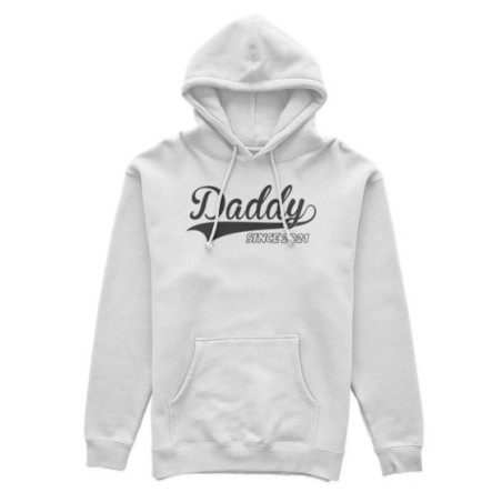 Felpa uomo personalizzata con anno daddy since