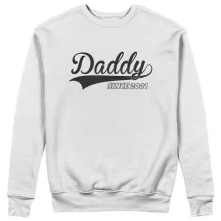 Felpa uomo personalizzata con anno daddy since Per il papà