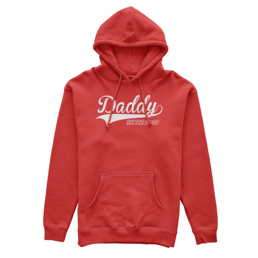 Felpa uomo personalizzata con anno daddy since Per il papà