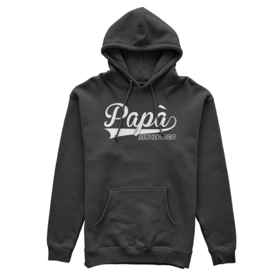 Felpa uomo personalizzata con anno papà since Per il papà