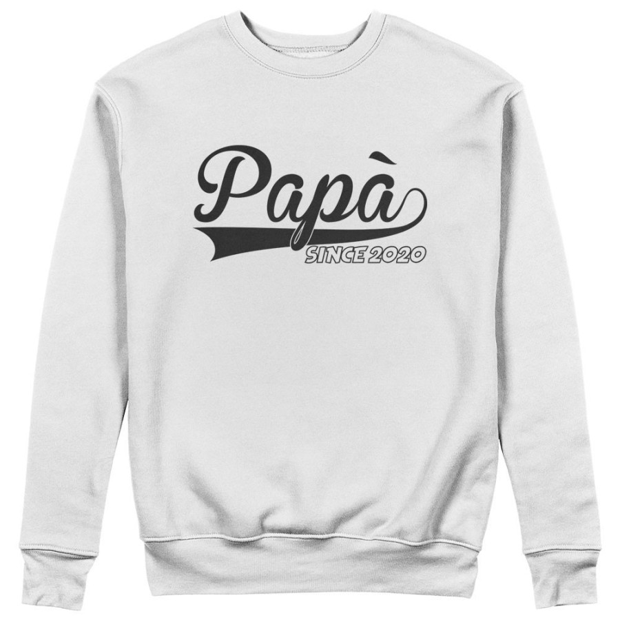 Felpa uomo personalizzata con anno papà since Per il papà