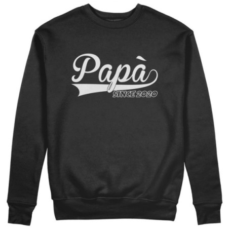 Felpa uomo personalizzata con anno papà since Per il papà