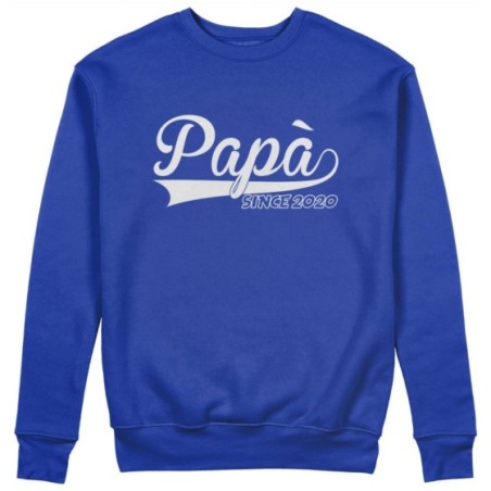 Felpa uomo personalizzata con anno papà since Per il papà