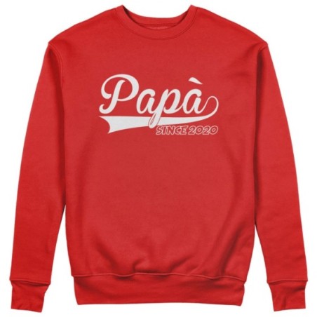 Felpa uomo personalizzata con anno papà since Per il papà
