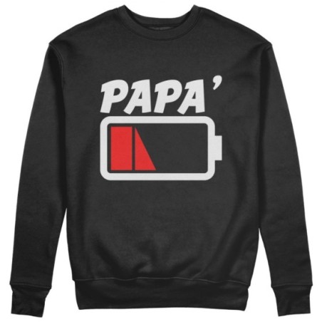 Felpa uomo papà scarico