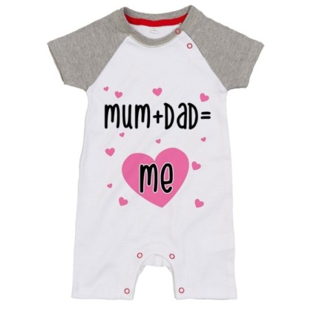 Pagliaccetto neonato mum + dad me Per la famiglia