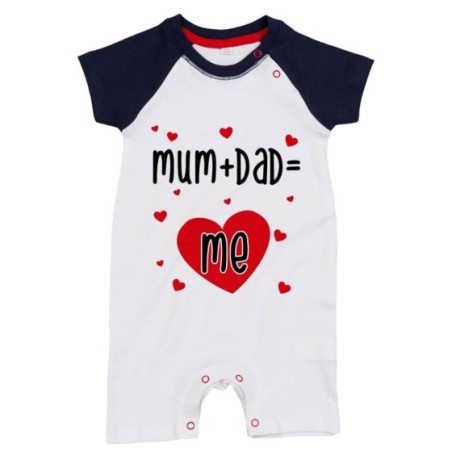 Pagliaccetto neonato mum + dad me Per la famiglia