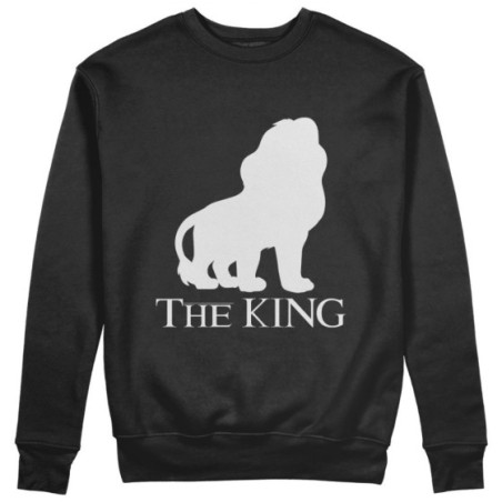 Felpa uomo the king Per il papà