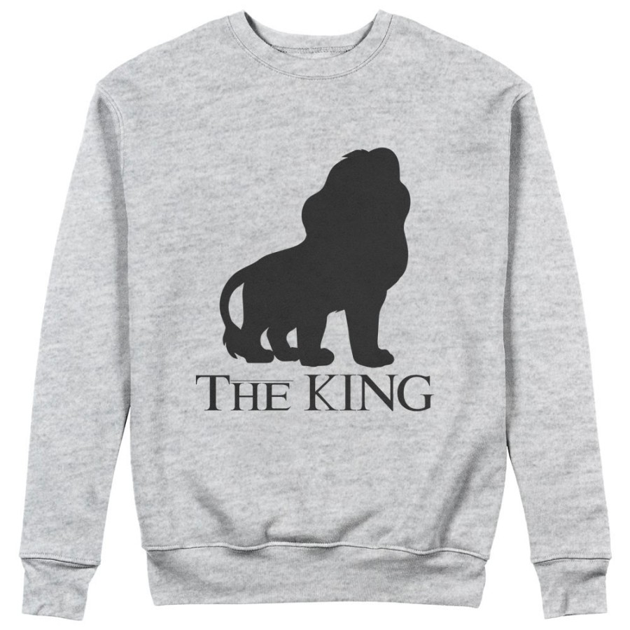 Felpa uomo the king Per il papà