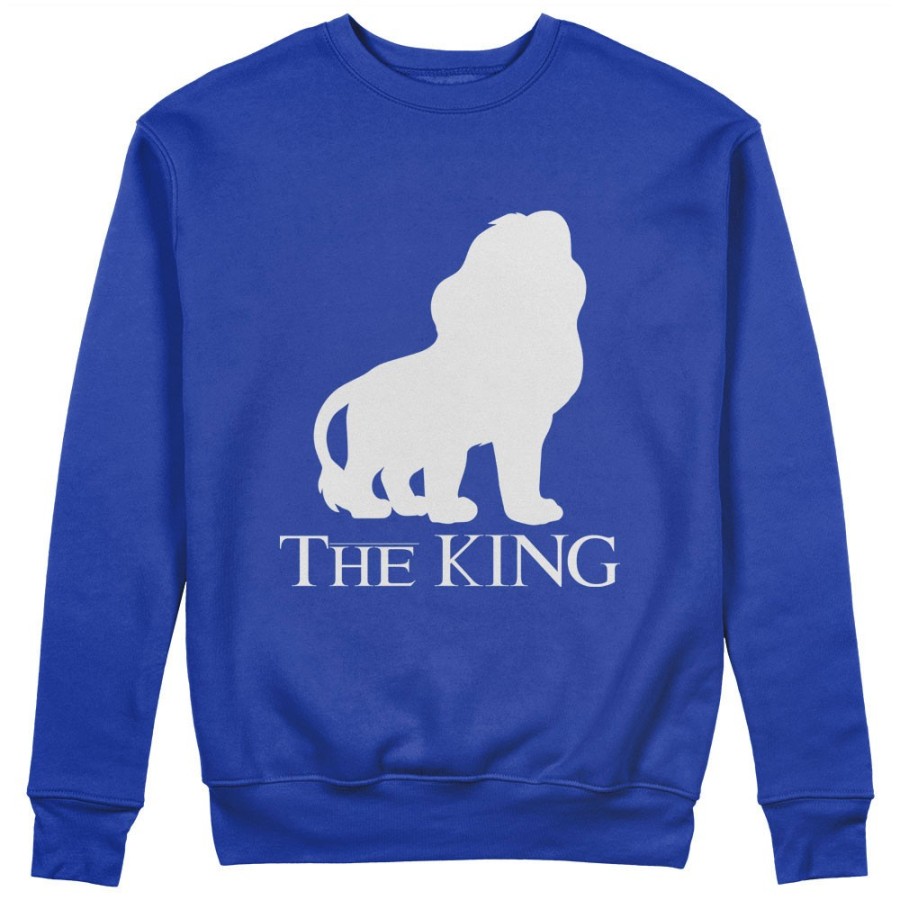 Felpa uomo the king Per il papà