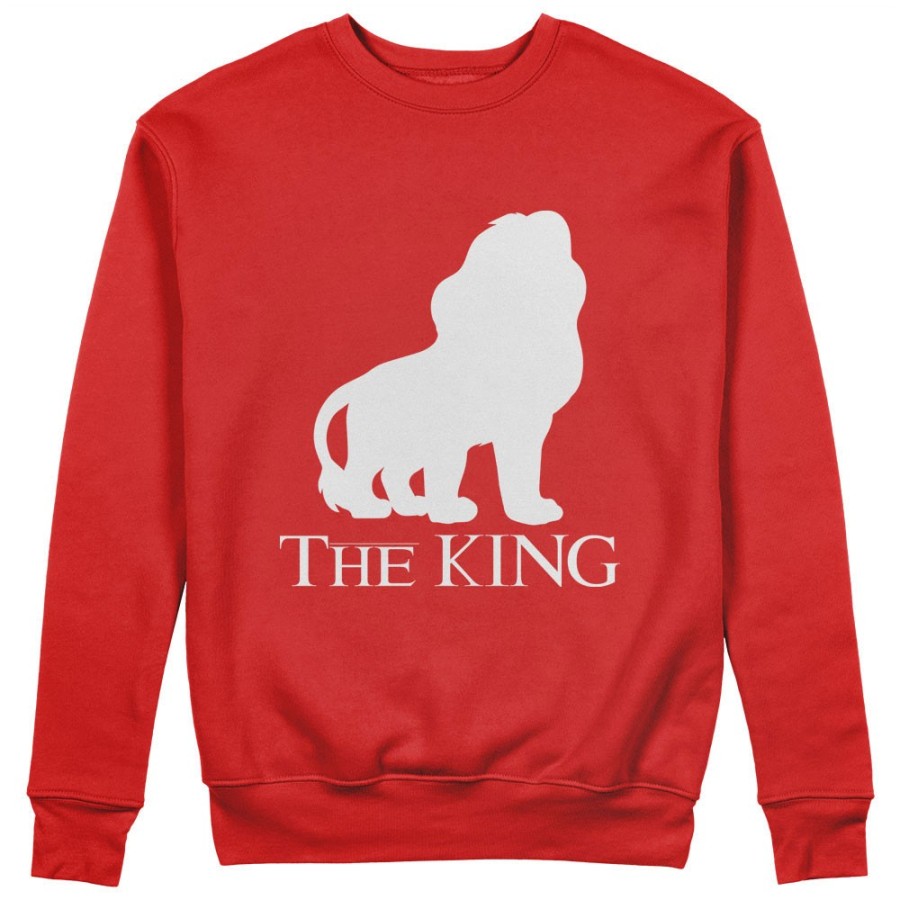 Felpa uomo the king Per il papà