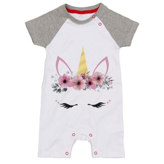Pagliaccetto neonata colorful unicorn Per la famiglia