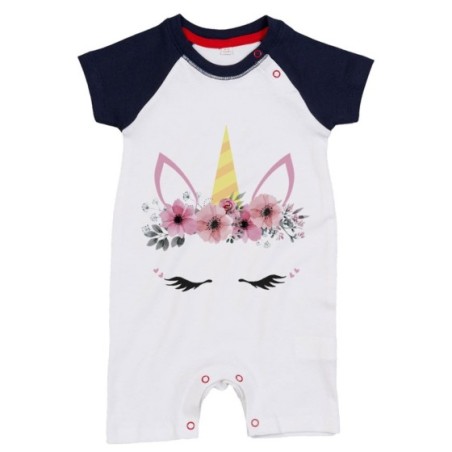 Pagliaccetto neonata colorful unicorn Per la famiglia