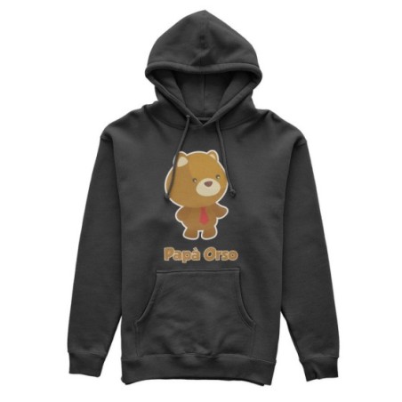 Felpa uomo papà orso
