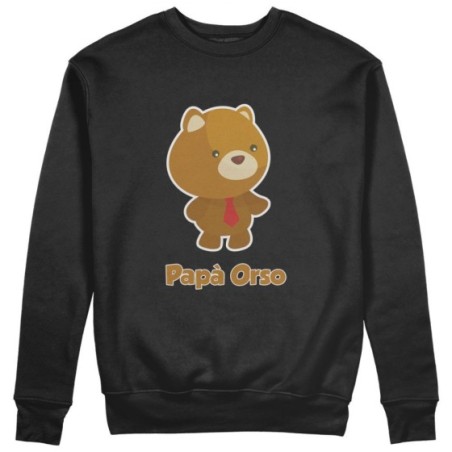 Felpa uomo papà orso Per il papà