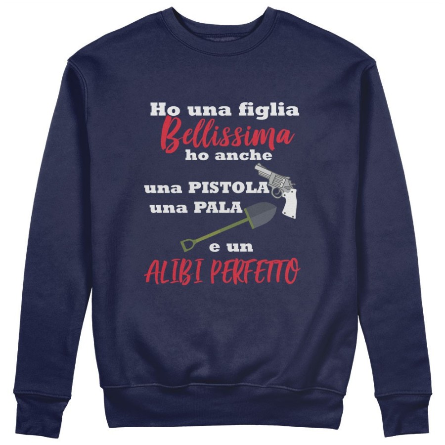 Felpa uomo ho un figlio bellissimo una figlia bellissima Per il papà