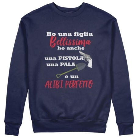 Felpa uomo ho un figlio bellissimo una figlia bellissima Per il papà