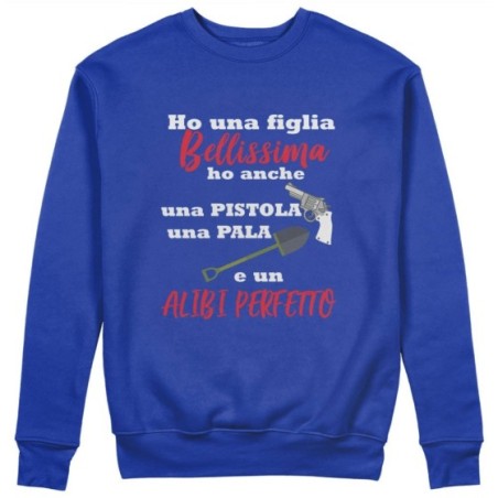 Felpa uomo ho un figlio bellissimo una figlia bellissima Per il papà