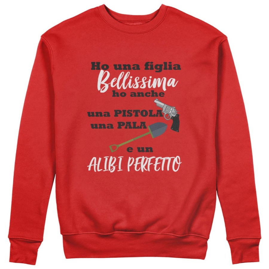 Felpa uomo ho un figlio bellissimo una figlia bellissima Per il papà