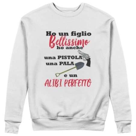 Felpa uomo ho un figlio bellissimo una figlia bellissima Per il papà
