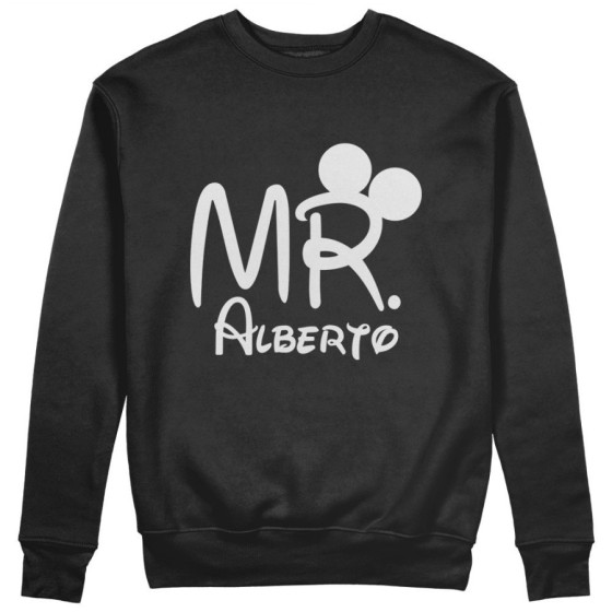Felpa uomo personalizzabile con nome mr Per il papà