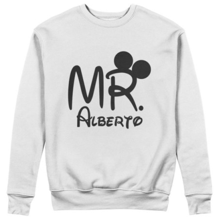 Felpa uomo personalizzabile con nome mr Per il papà