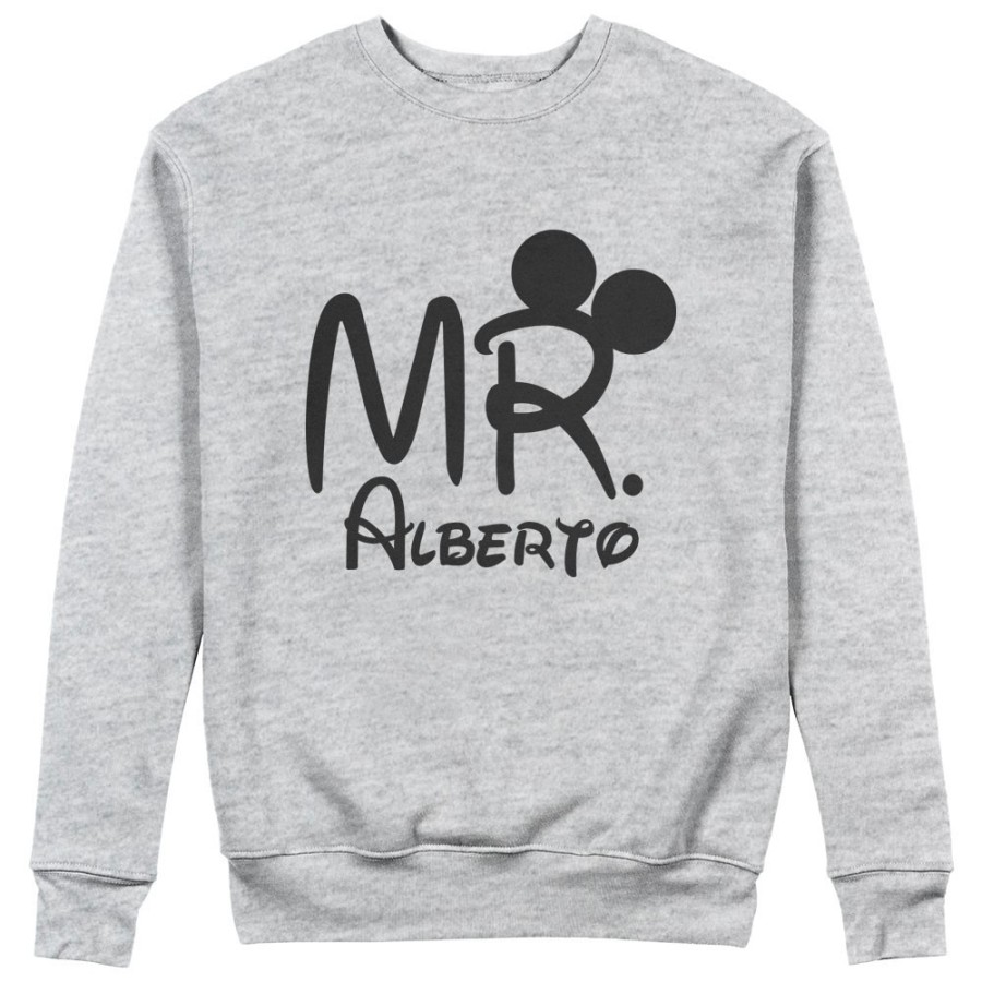 Felpa uomo personalizzabile con nome mr Per il papà