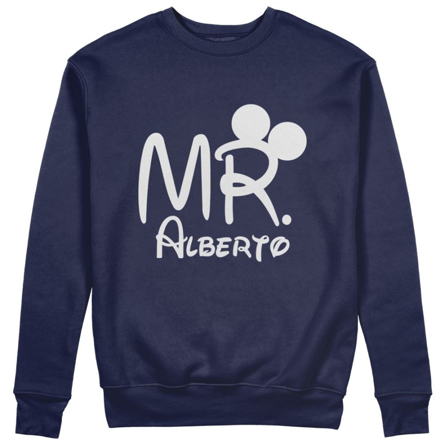 Felpa uomo personalizzabile con nome mr Per il papà