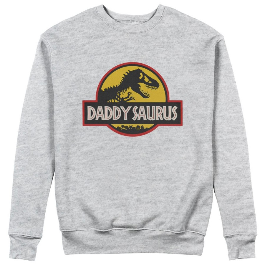 Felpa uomo daddy saurus jurassic Per il papà