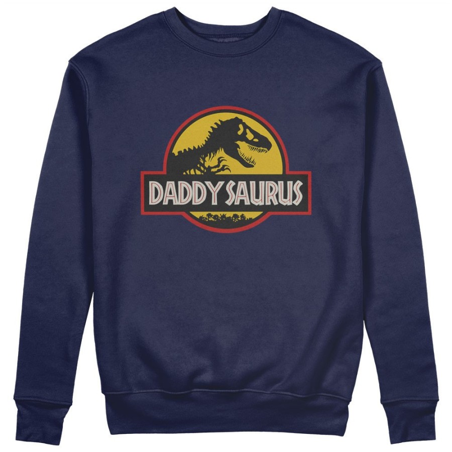 Felpa uomo daddy saurus jurassic Per il papà