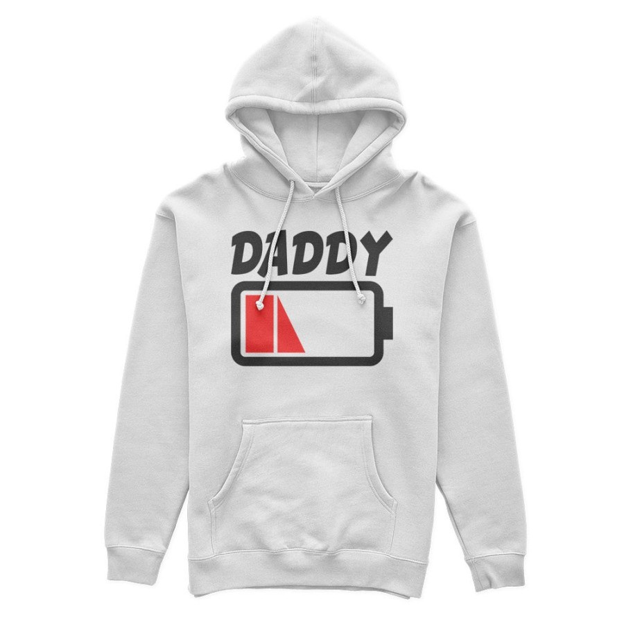 Felpa uomo daddy low battery Per il papà